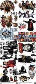 Music-Inspired Art mixed-style heat transfer design set on a 23.5 by 53 inch sheet