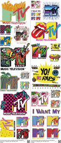 Music-Inspired Art mixed-style heat transfer design set on a 23.5 by 53 inch sheet