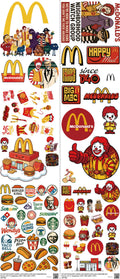 Food & Drink Style mixed-style heat transfer design set on a 23.5 by 53 inch sheet