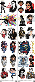 Music-Inspired Art mixed-style heat transfer design set on a 23.5 by 53 inch sheet