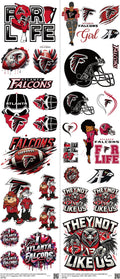 Pro Football mixed-style heat transfer design set on a 23.5 by 53 inch sheet