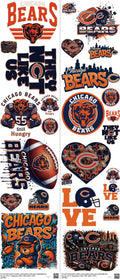 Pro Football mixed-style heat transfer design set on a 23.5 by 53 inch sheet