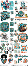 Pro Football mixed-style heat transfer design set on a 23.5 by 53 inch sheet