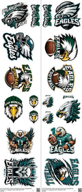 Pro Football mixed-style heat transfer design set on a 23.5 by 53 inch sheet