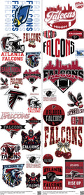 Pro Football mixed-style heat transfer design set on a 23.5 by 53 inch sheet