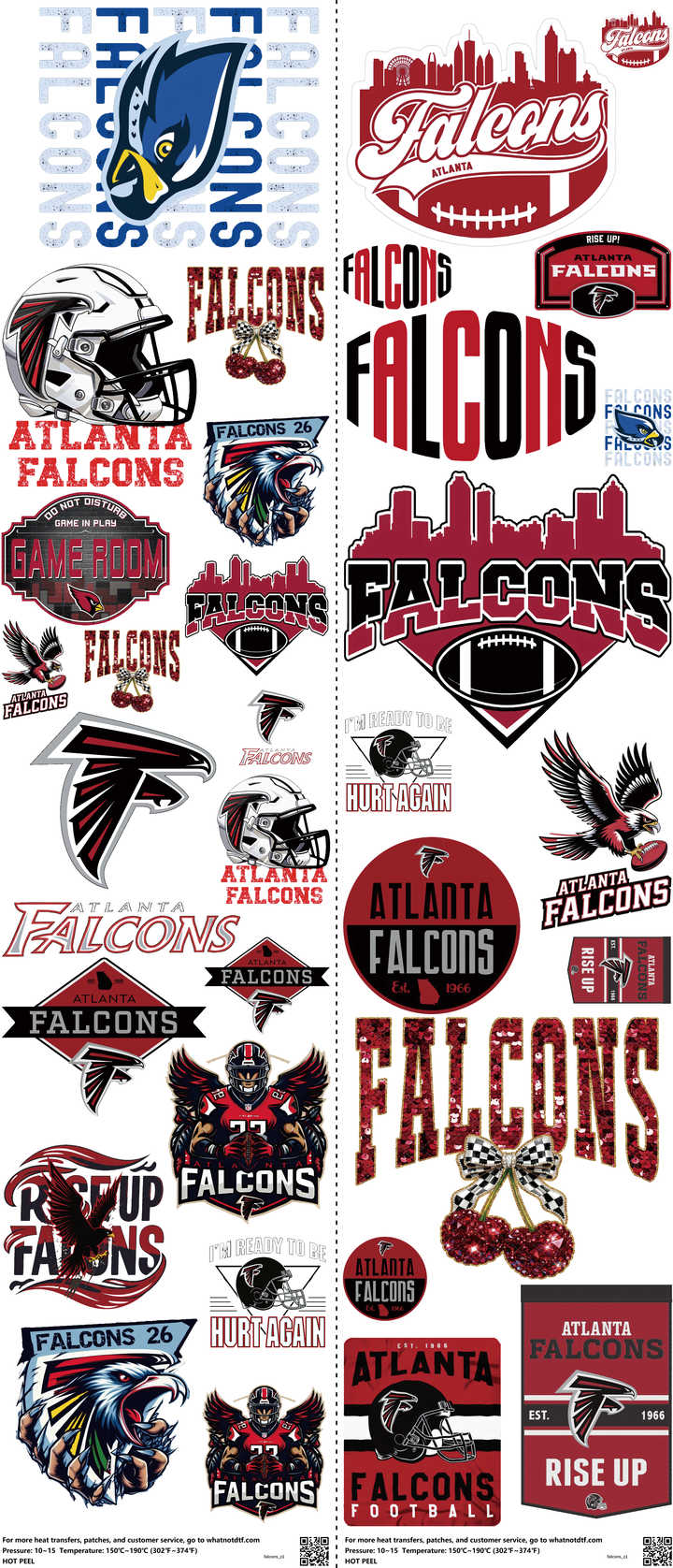 Pro Football mixed-style heat transfer design set on a 23.5 by 53 inch sheet