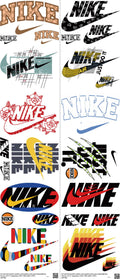 Athletic Style mixed-style heat transfer design set on a 23.5 by 53 inch sheet