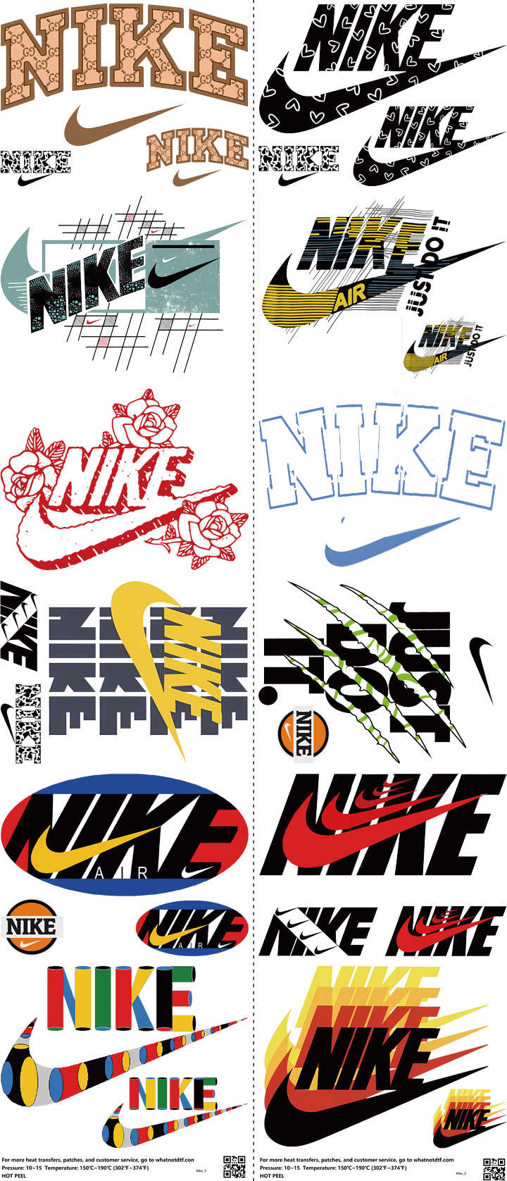 Athletic Style mixed-style heat transfer design set on a 23.5 by 53 inch sheet