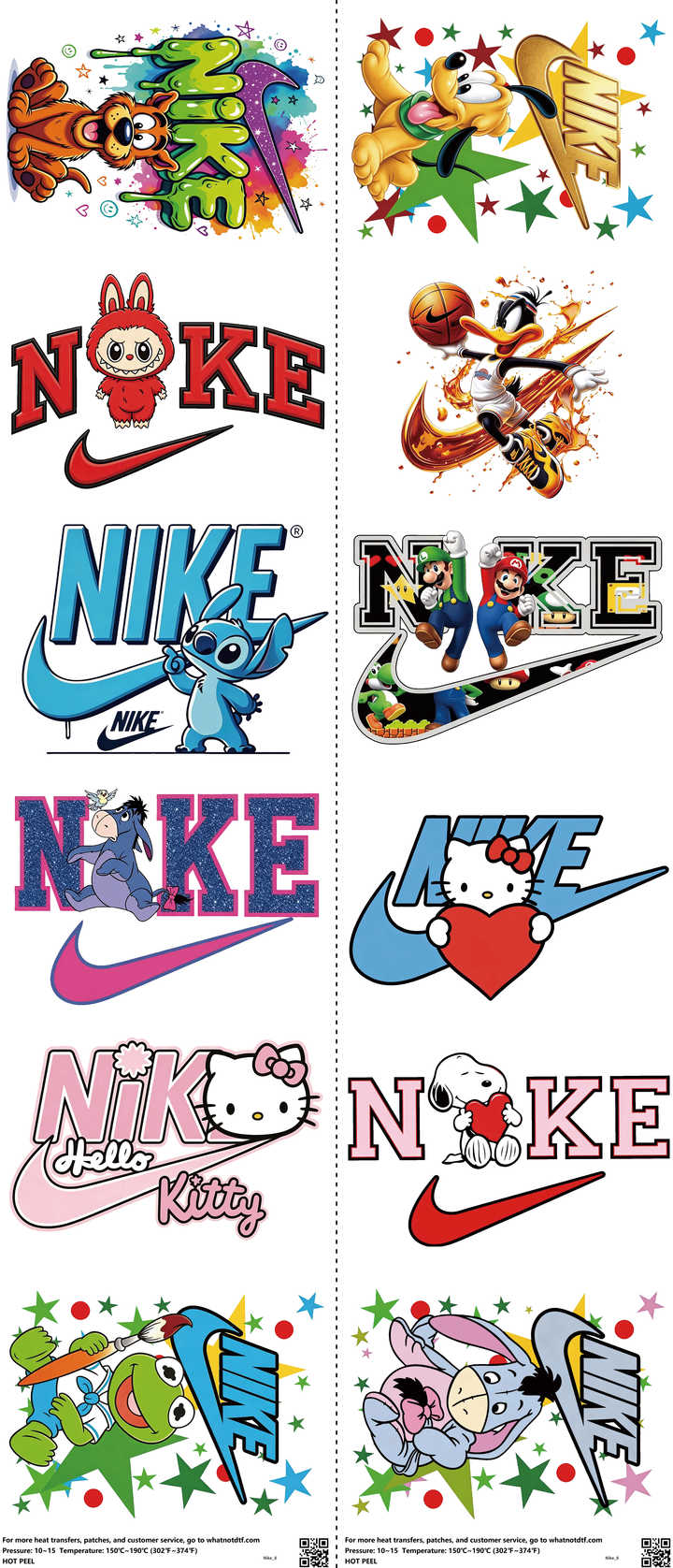 Athletic Style mixed-style heat transfer design set on a 23.5 by 53 inch sheet