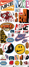 Athletic Style mixed-style heat transfer design set on a 23.5 by 53 inch sheet