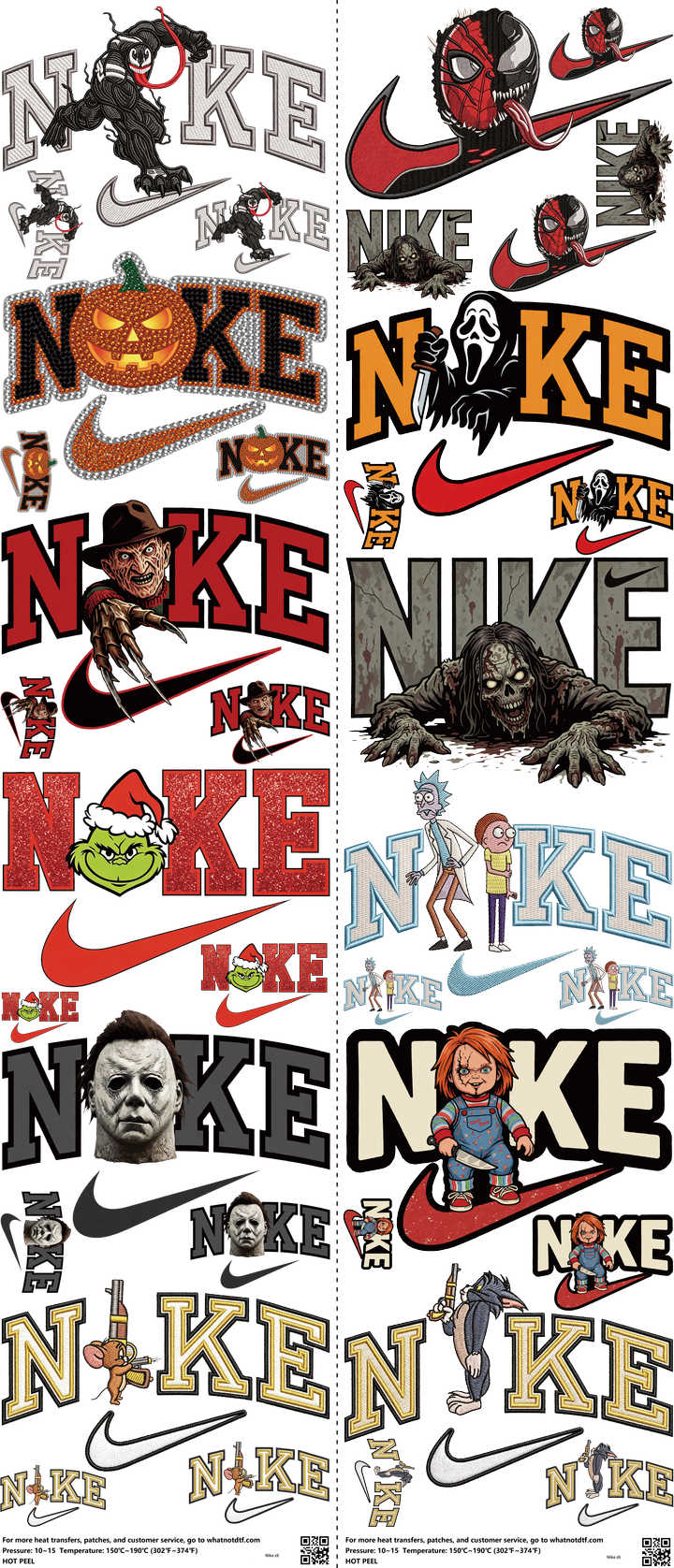 Athletic Style mixed-style heat transfer design set on a 23.5 by 53 inch sheet