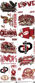 College Football mixed-style heat transfer design set on a 23.5 by 53 inch sheet