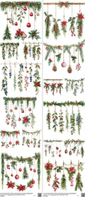 Plants mixed-style heat transfer design set on a 23.5 by 53 inch sheet