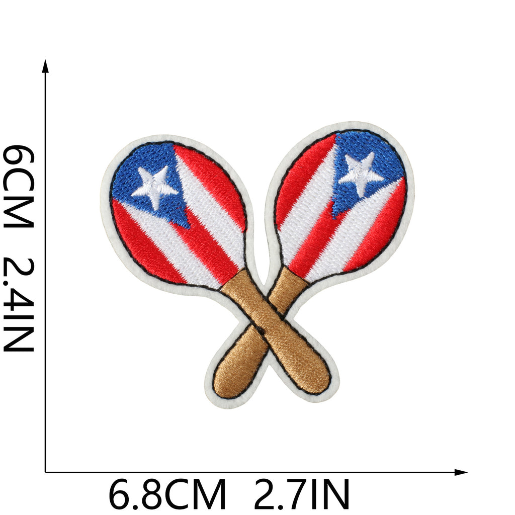 S25QG Embroidery Patch Gang Sheet