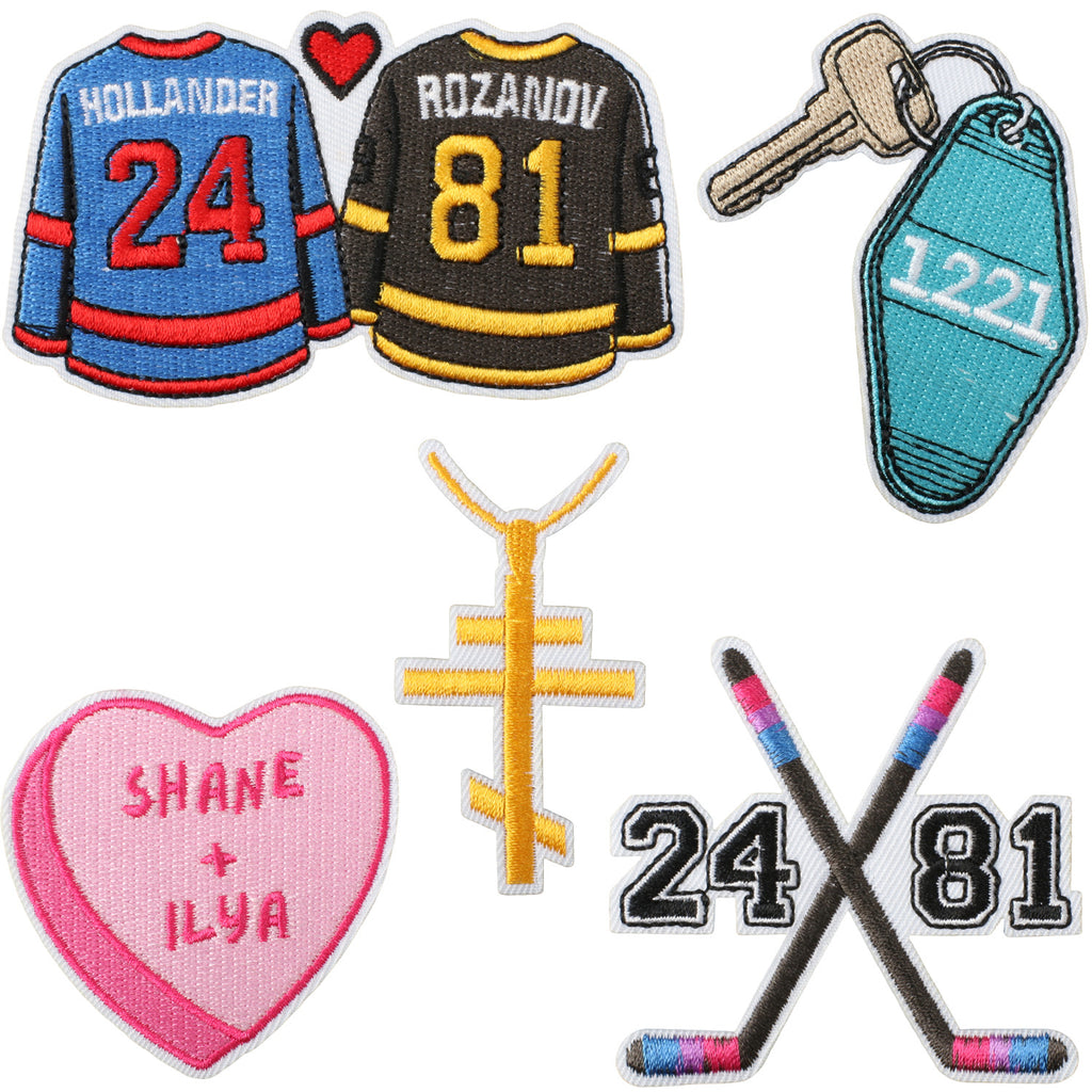 W11YF Embroidery Patch Gang Sheet