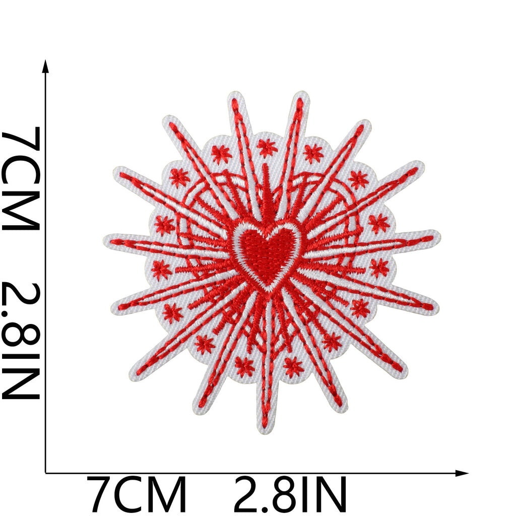 W27BW Embroidery Patch Gang Sheet