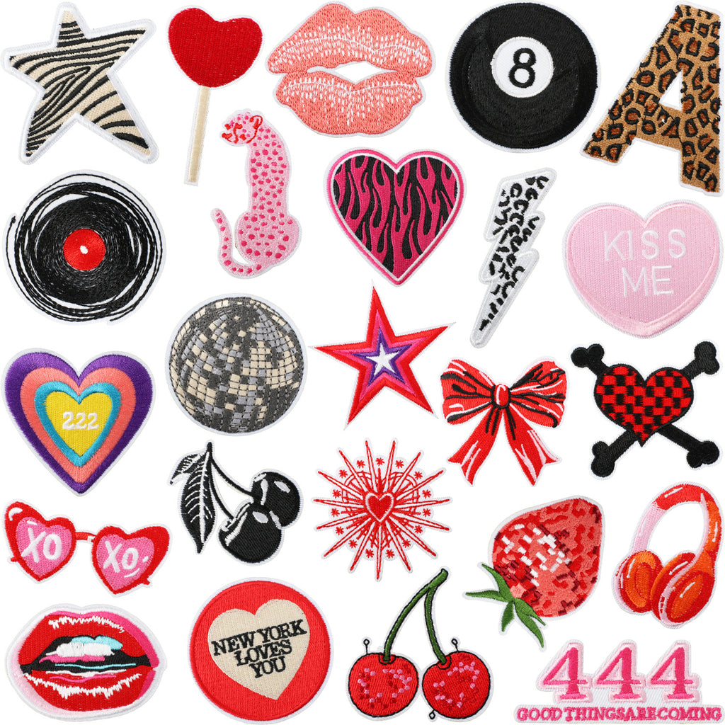 W27BW Embroidery Patch Gang Sheet