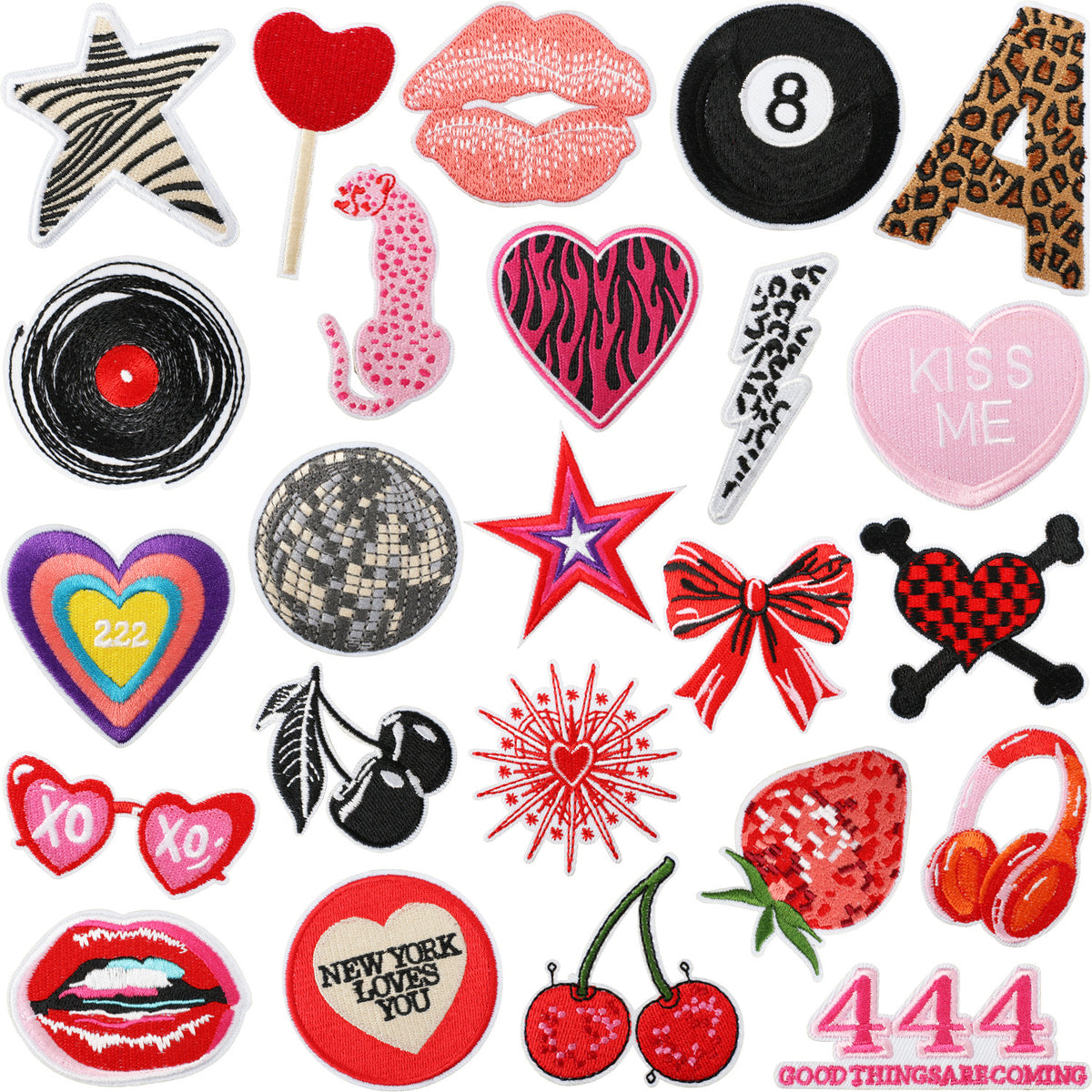 W27BW Embroidery Patch Gang Sheet