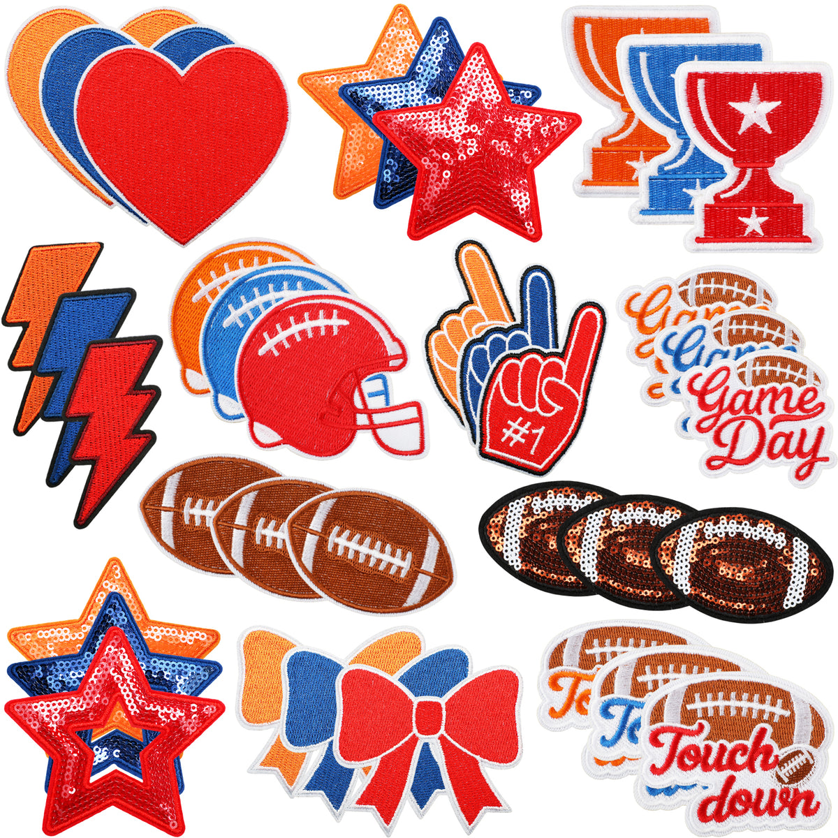 W27LB Embroidery Patch Gang Sheet