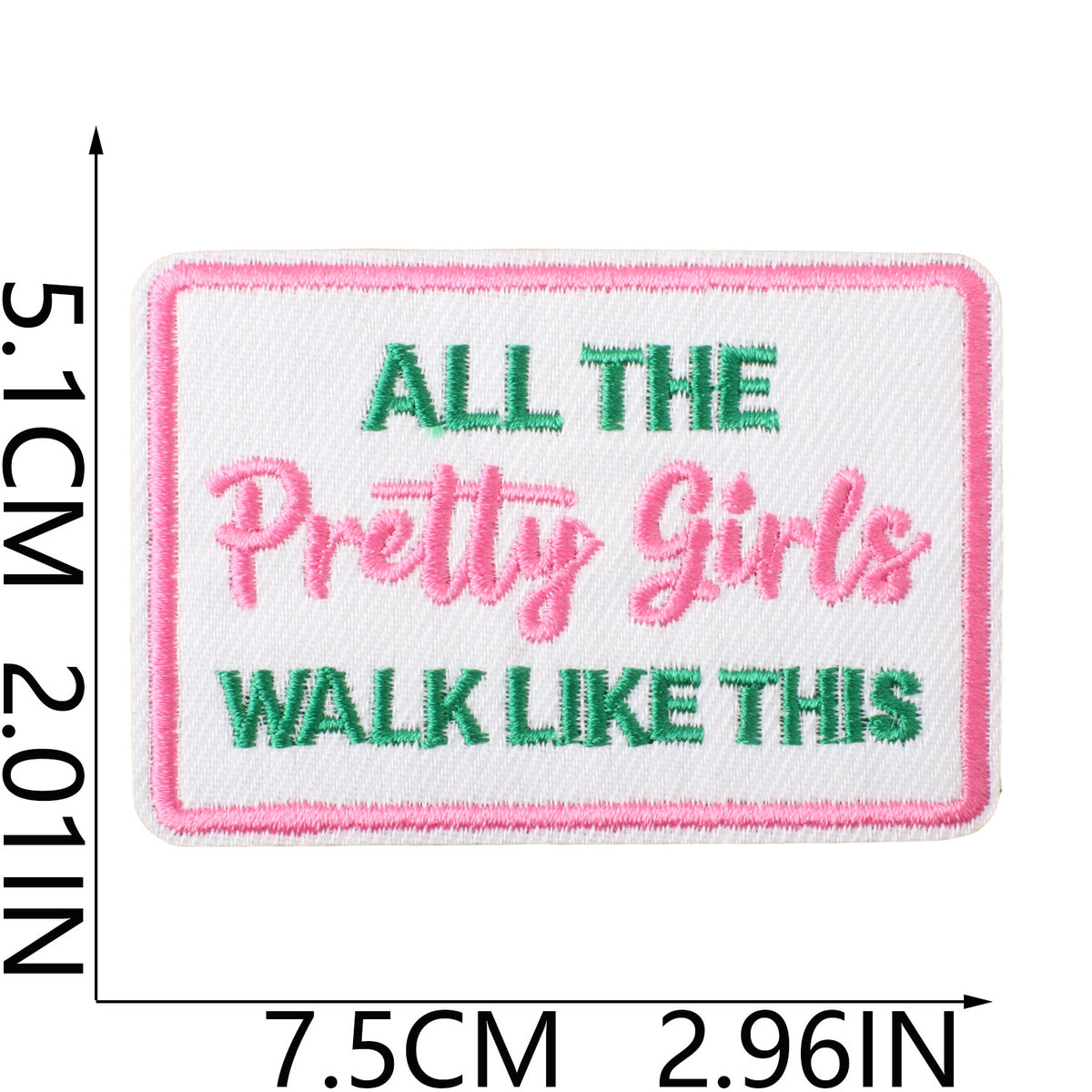 W33KH Embroidery Patch Gang Sheet
