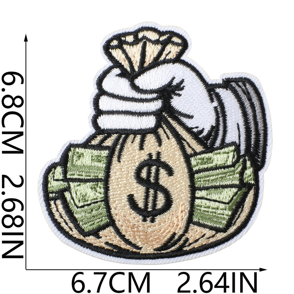 W33QB Embroidery Patch Gang Sheet