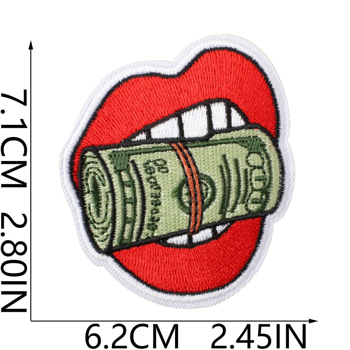 W33QB Embroidery Patch Gang Sheet
