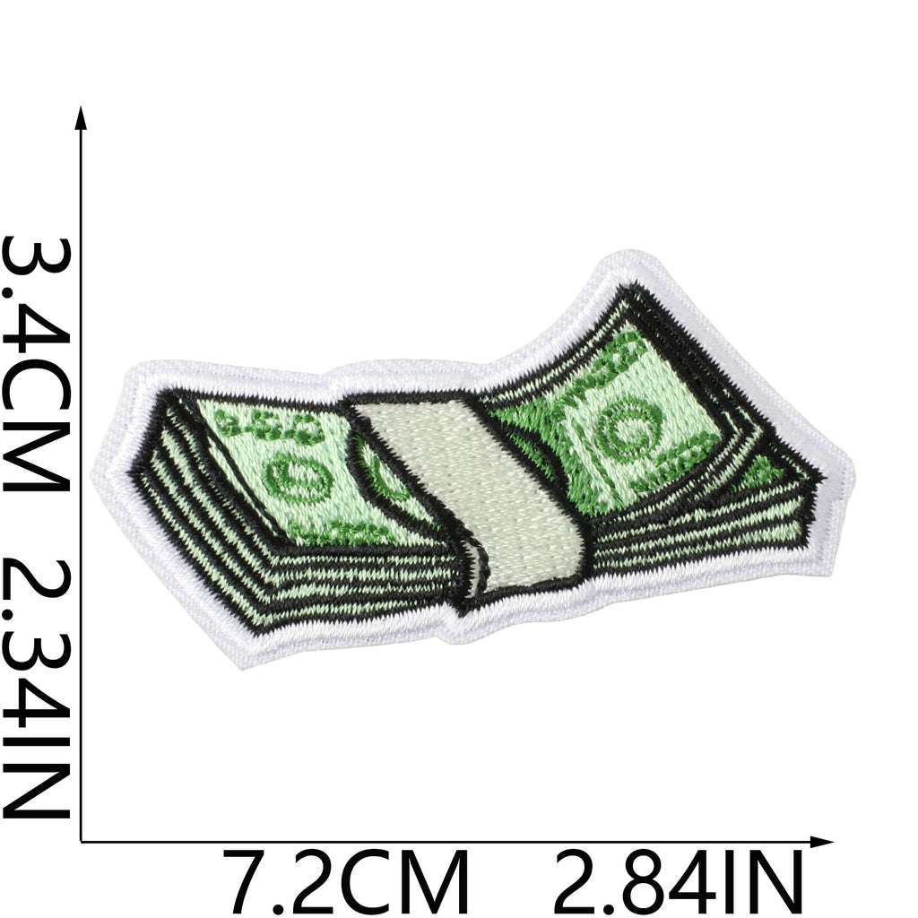 W33QB Embroidery Patch Gang Sheet