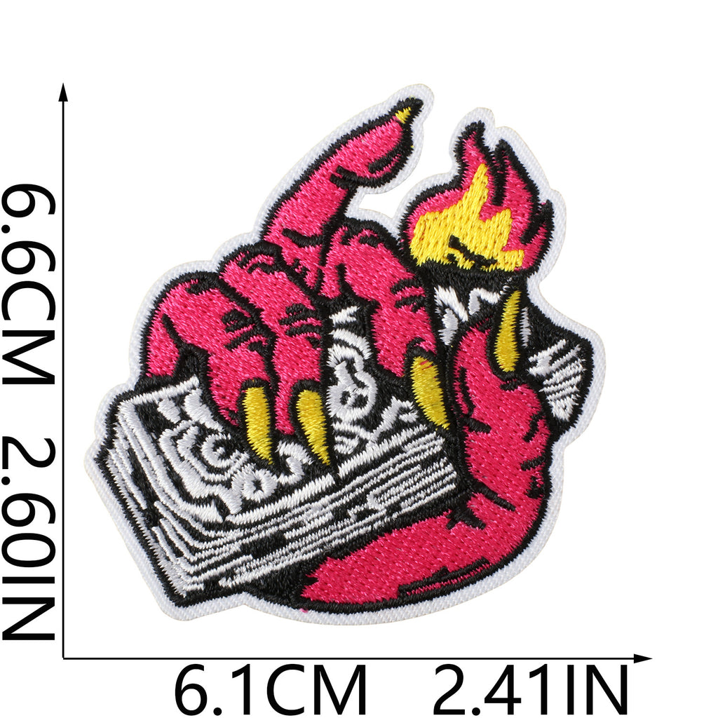 W33QB Embroidery Patch Gang Sheet