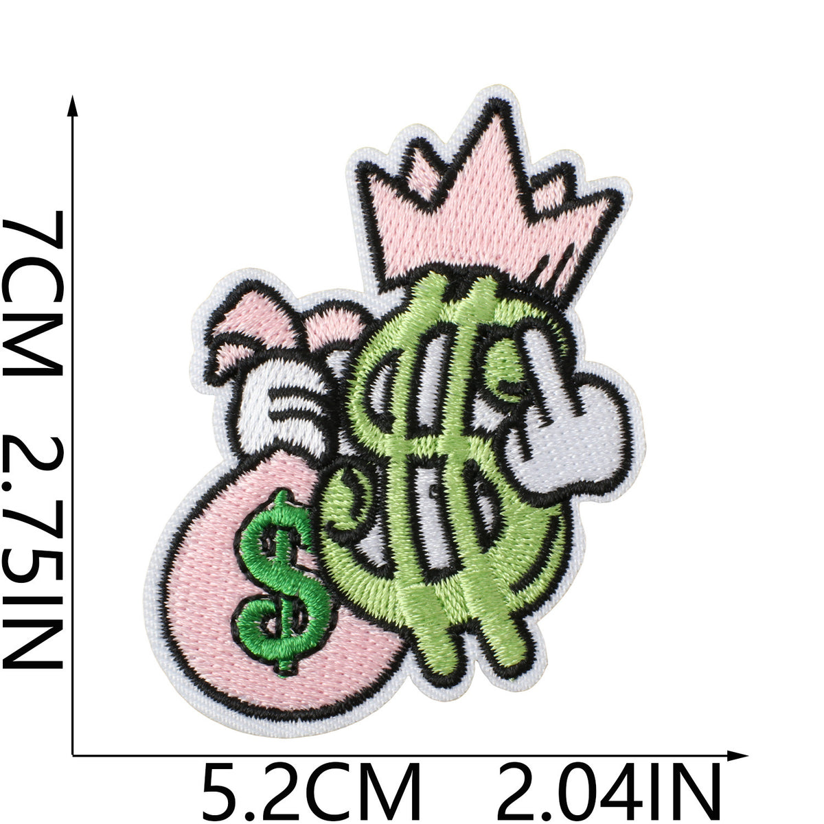 W33QB Embroidery Patch Gang Sheet