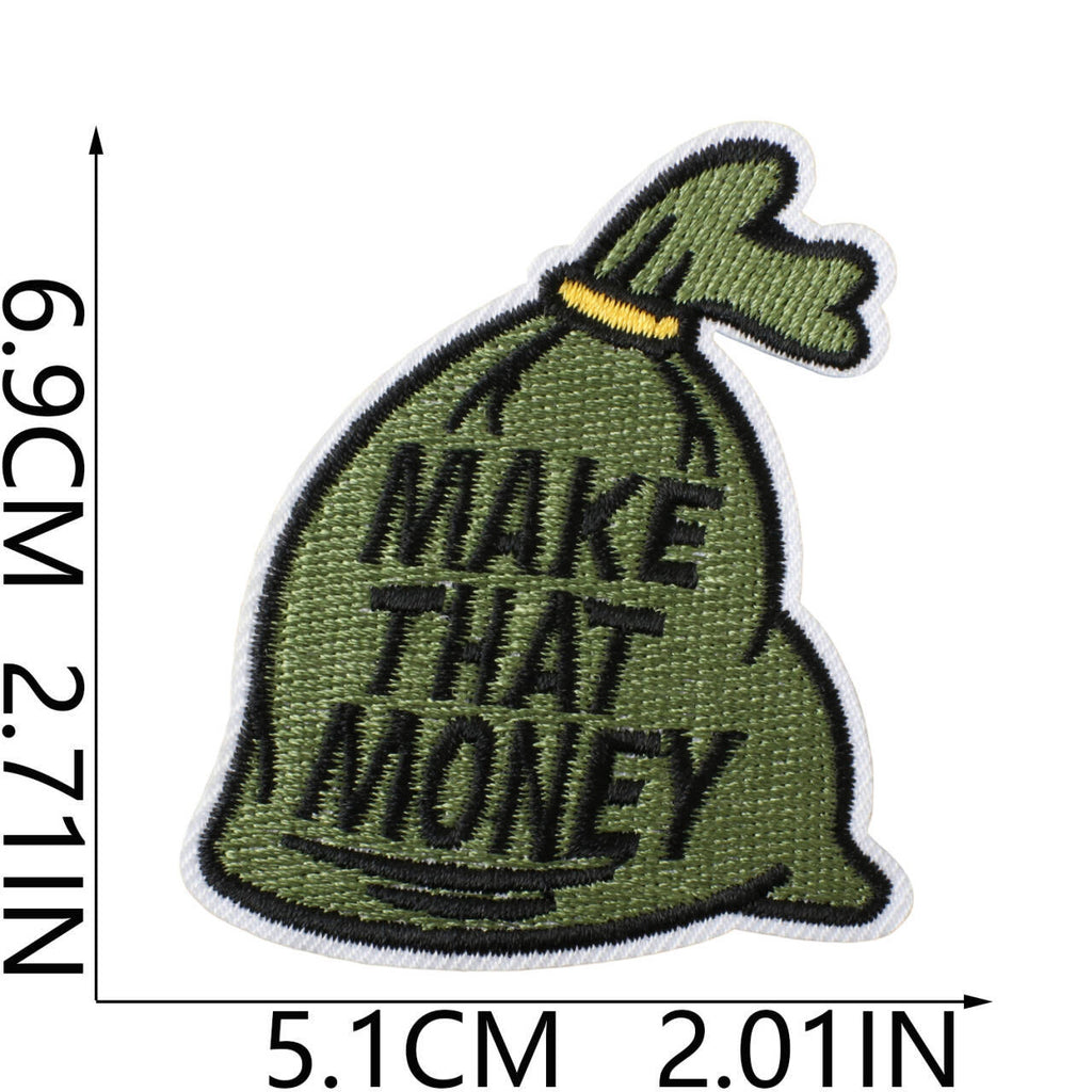 W33QB Embroidery Patch Gang Sheet