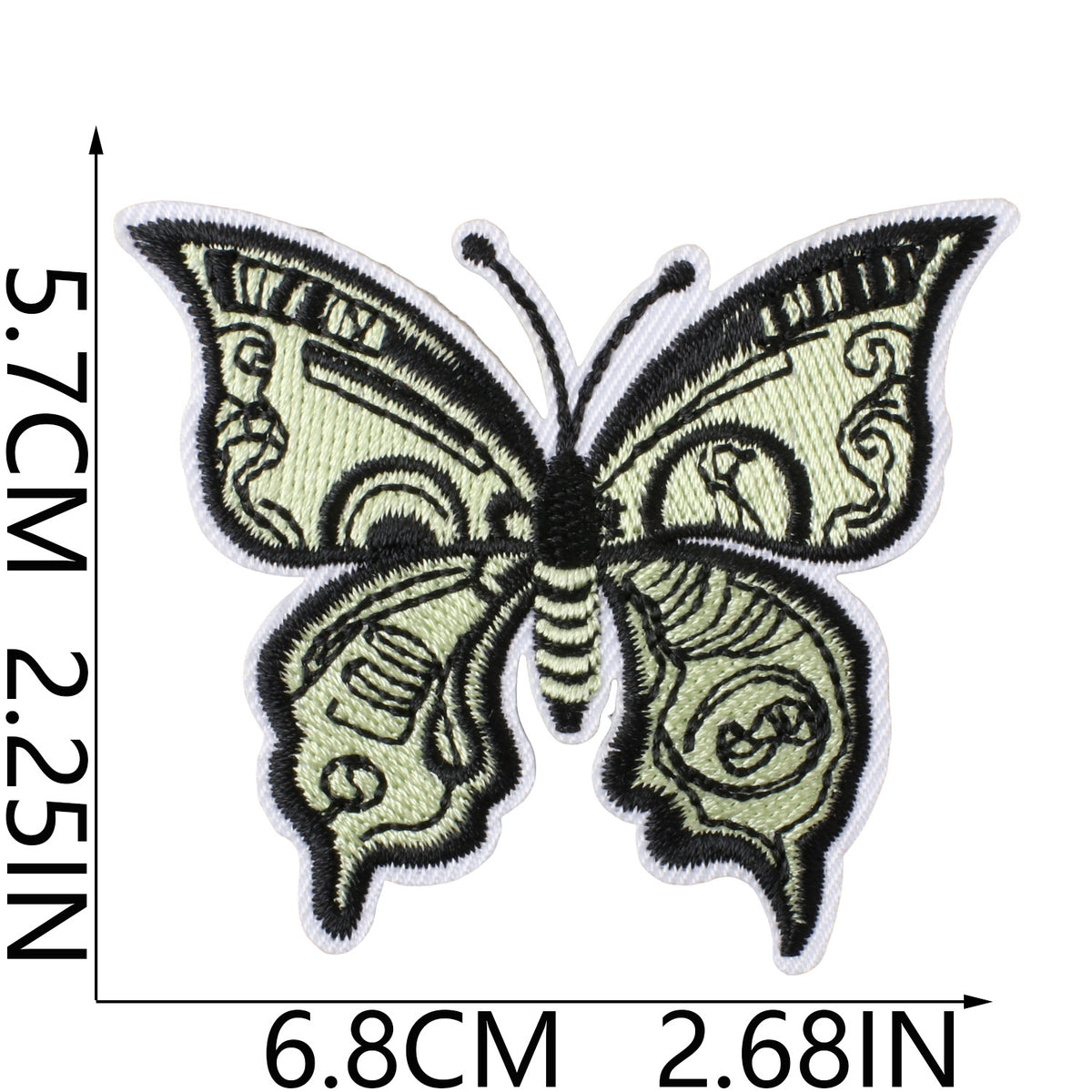 W33QB Embroidery Patch Gang Sheet