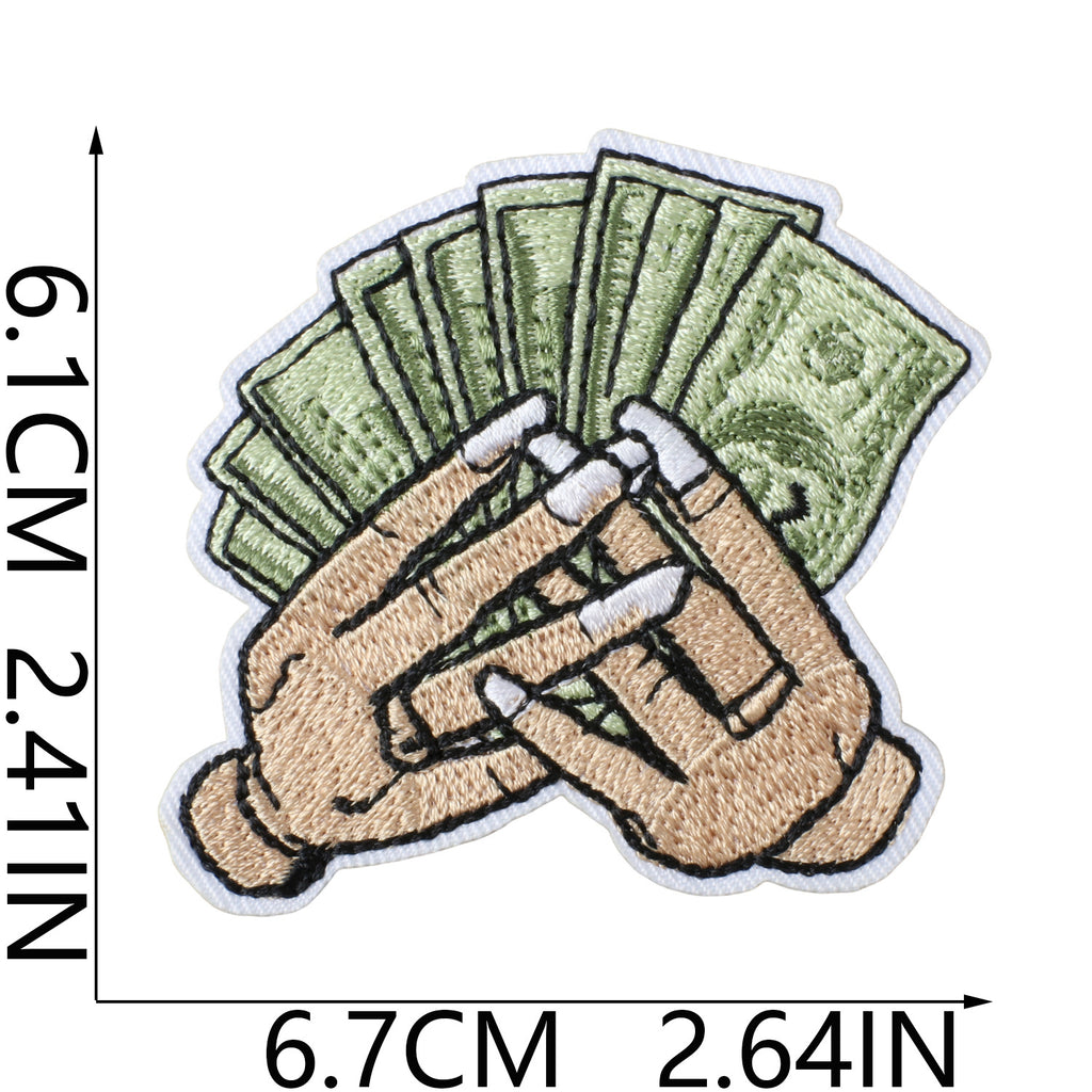 W33QB Embroidery Patch Gang Sheet