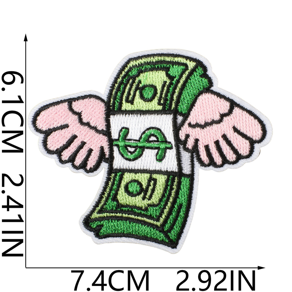 W33QB Embroidery Patch Gang Sheet