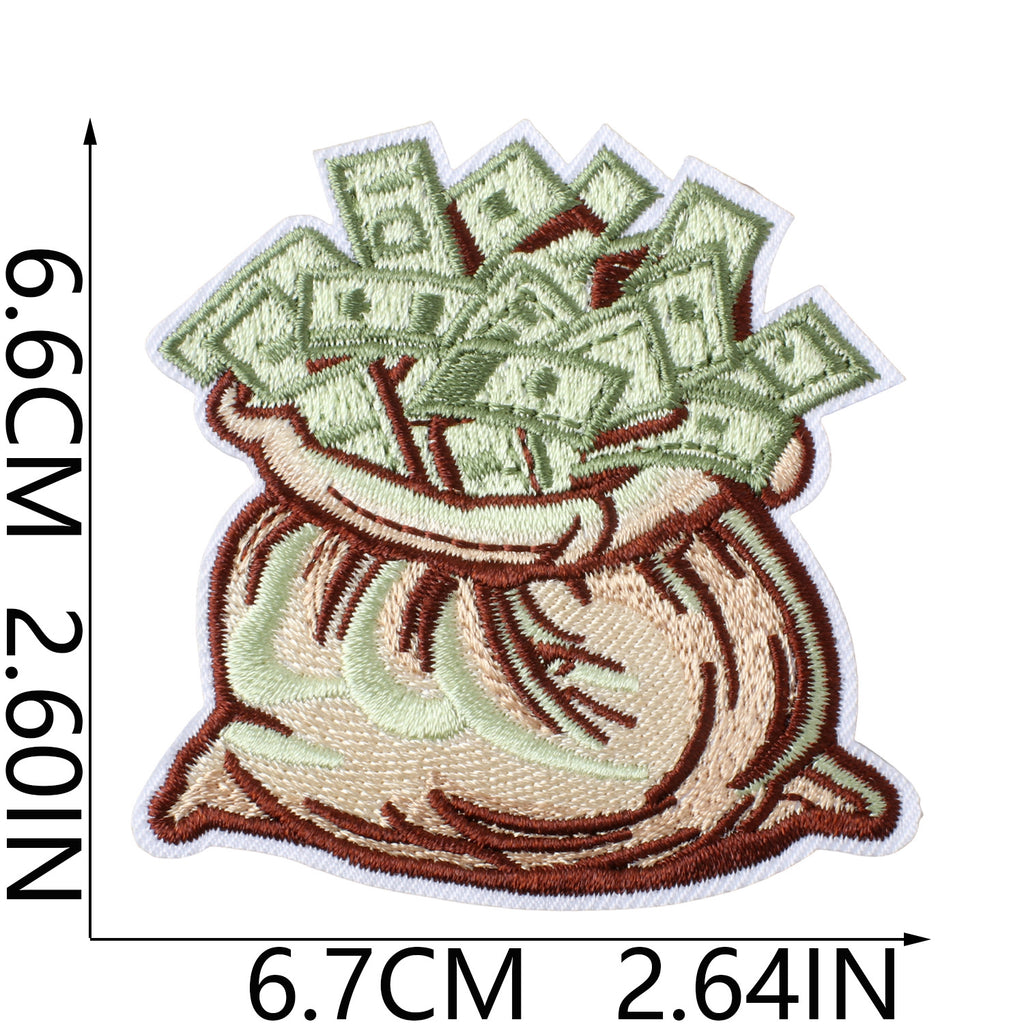 W33QB Embroidery Patch Gang Sheet