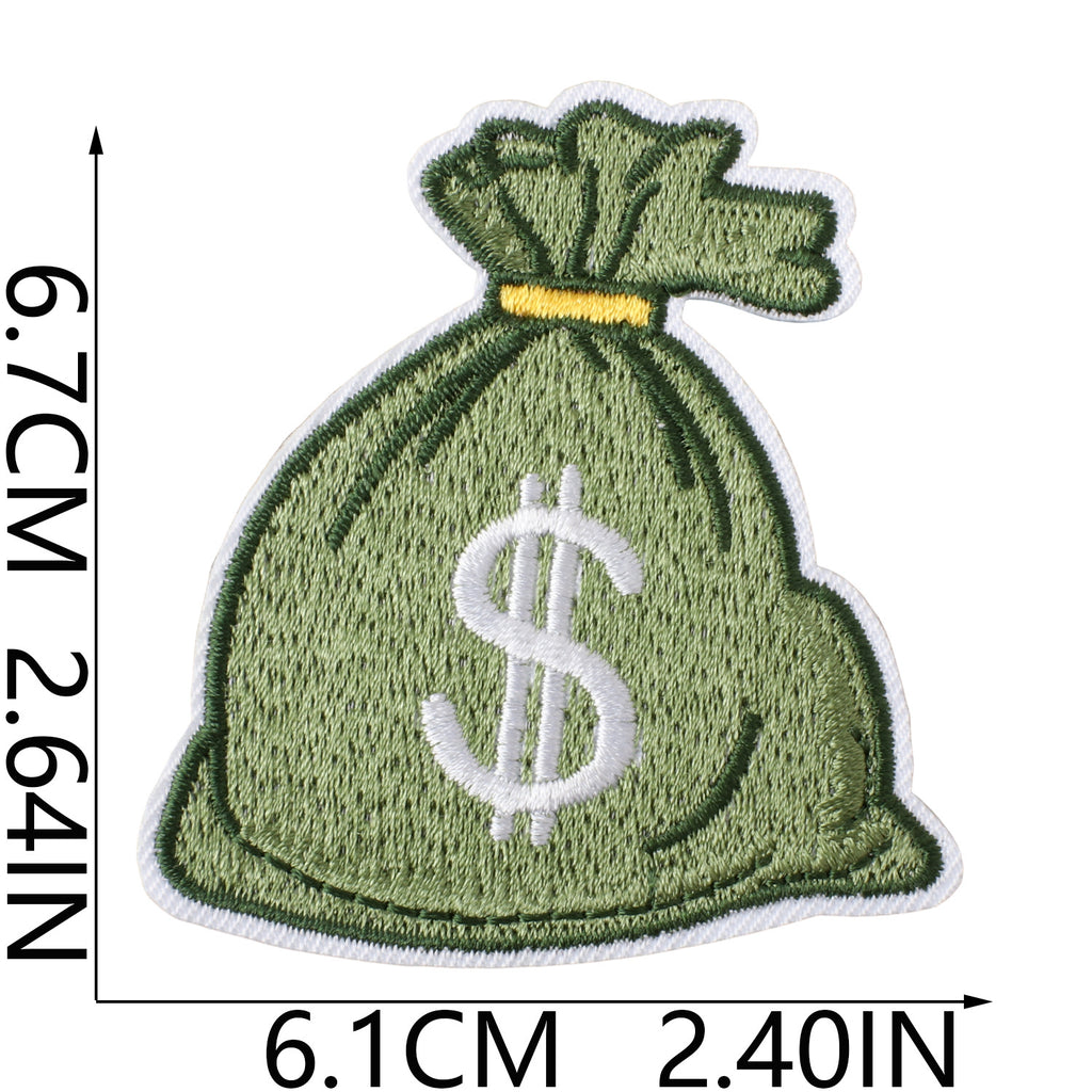 W33QB Embroidery Patch Gang Sheet