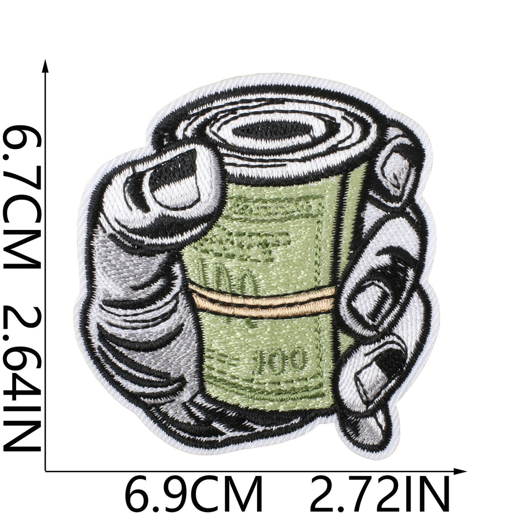 W33QB Embroidery Patch Gang Sheet