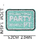 W34ZM Embroidery Patch Gang Sheet