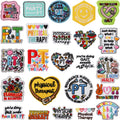 W34ZM Embroidery Patch Gang Sheet