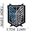 W36RZ Embroidery Patch Gang Sheet