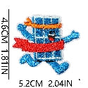 W36RZ Embroidery Patch Gang Sheet