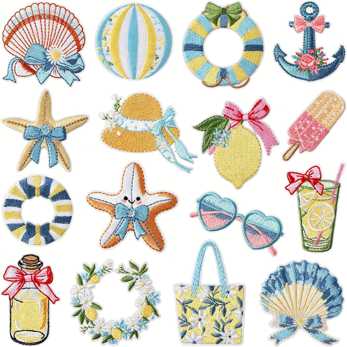 X27BK Embroidery Patch Gang Sheet