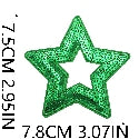 X27WJX Embroidery Patch Gang Sheet