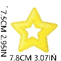 X27WJX Embroidery Patch Gang Sheet