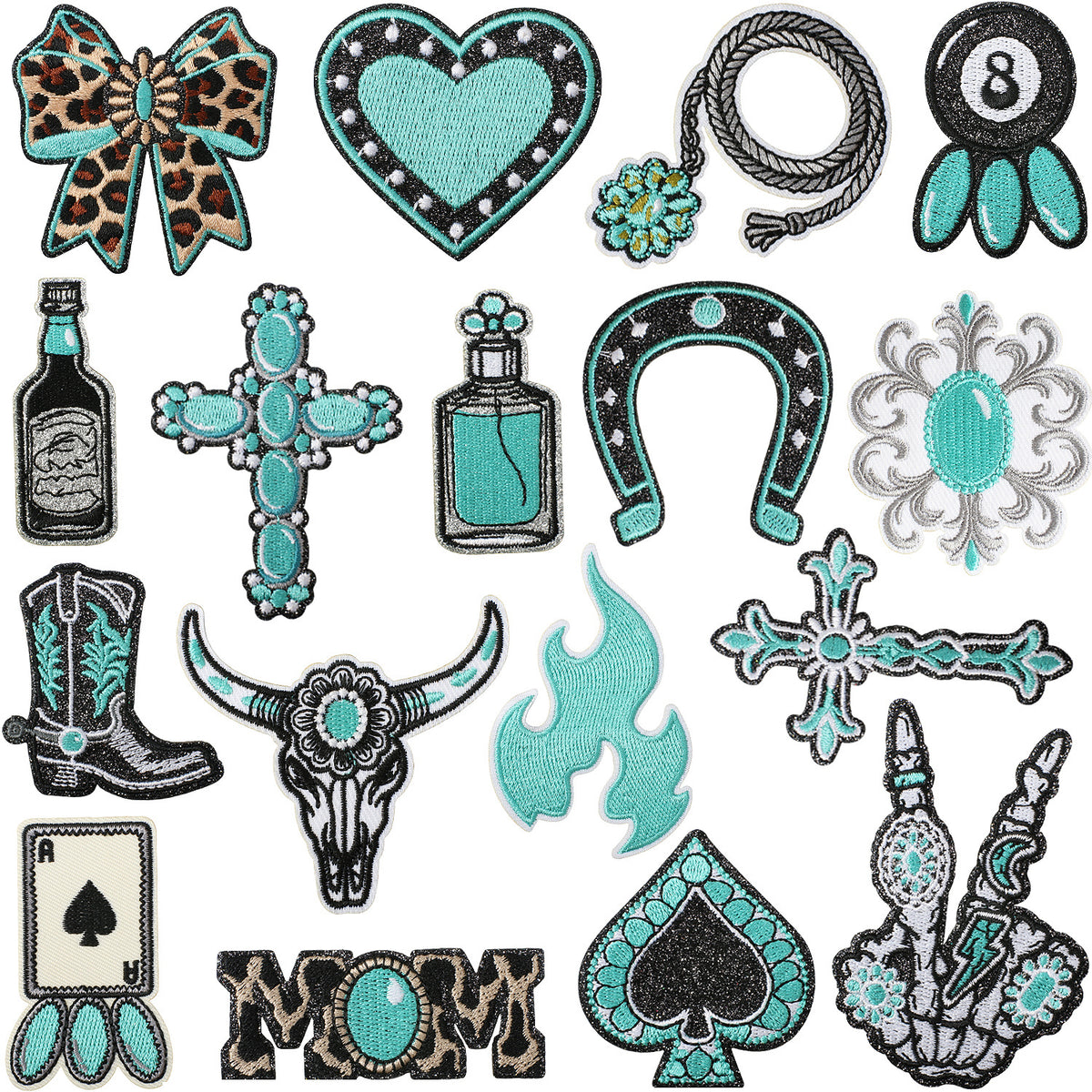 X30NT Embroidery Patch Gang Sheet