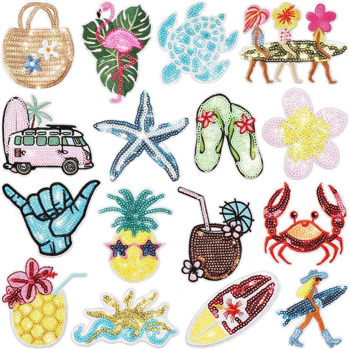 X34HG Embroidery Patch Gang Sheet