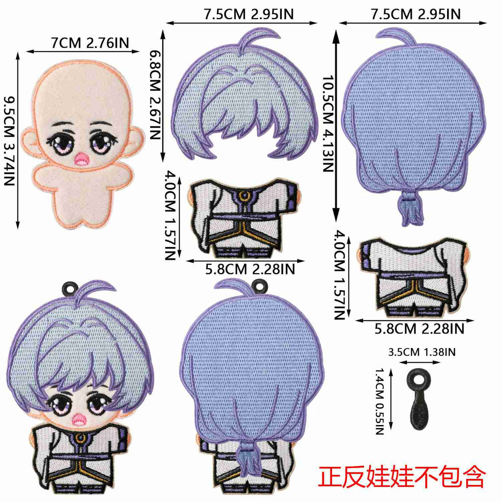 X35WC Embroidery Patch Gang Sheet