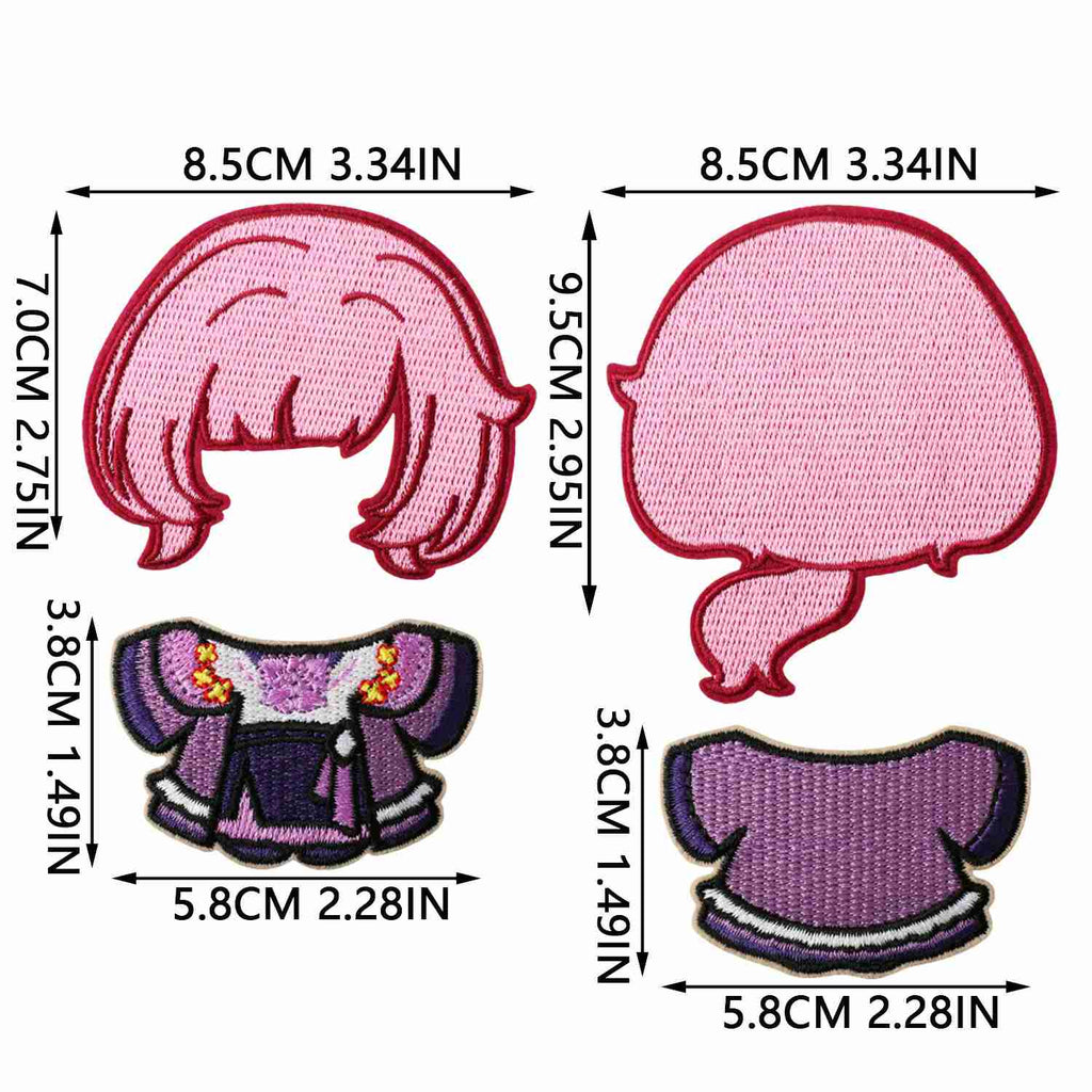 X35WC Embroidery Patch Gang Sheet