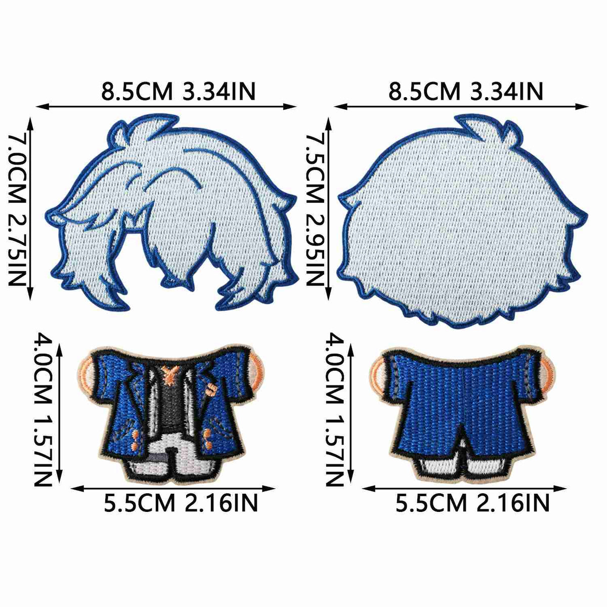 X35WC Embroidery Patch Gang Sheet