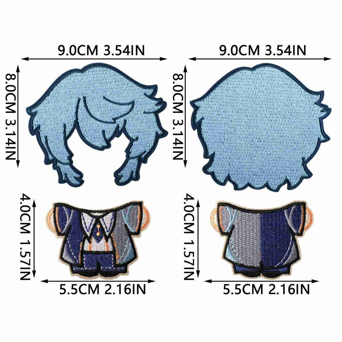X35WC Embroidery Patch Gang Sheet