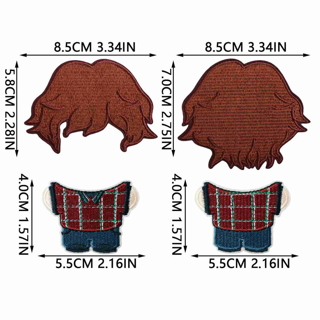 X35WC Embroidery Patch Gang Sheet